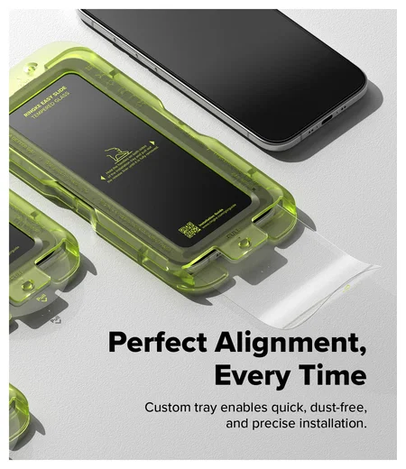 Ringke Easy Slide iPhone Air Screen Protector met Jig 2-Pack afbeelding 4