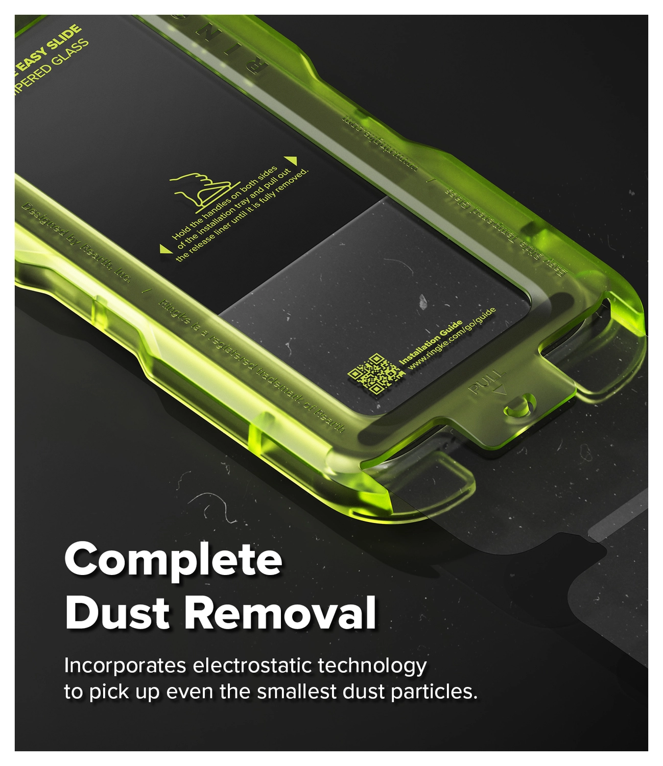 Ringke Easy Slide iPhone Air Screen Protector met Jig 2-Pack afbeelding 5
