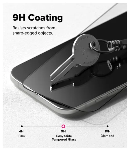 Ringke Easy Slide iPhone Air Screen Protector met Jig 2-Pack afbeelding 7