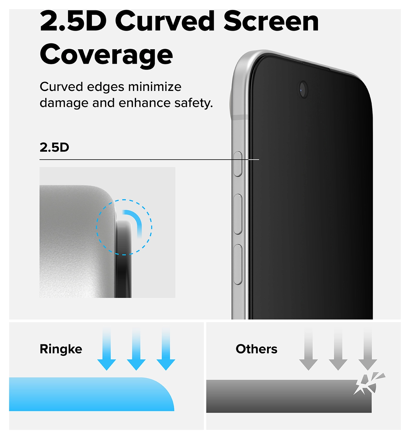 Ringke Easy Slide Privacy Glass iPhone Air Screen Protector Jig 2-Pack afbeelding 13