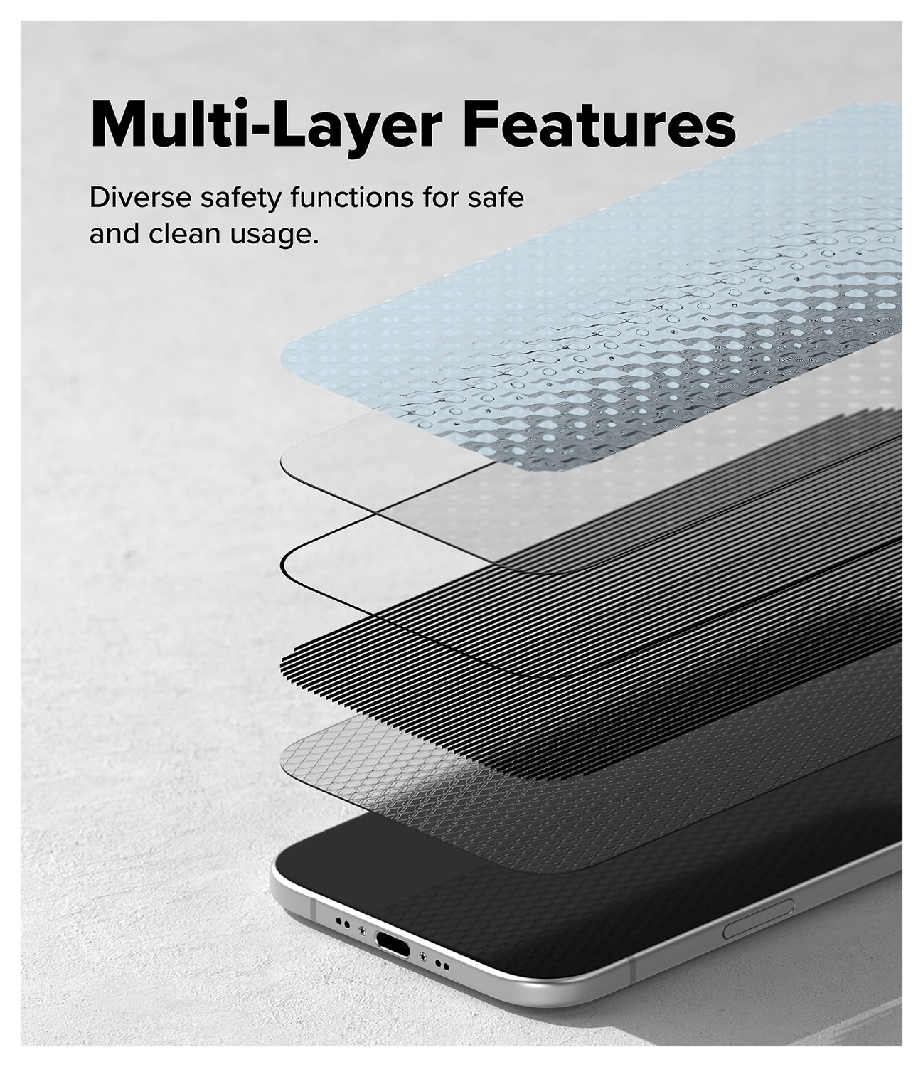 Ringke Easy Slide Privacy Glass iPhone Air Screen Protector Jig 2-Pack afbeelding 14
