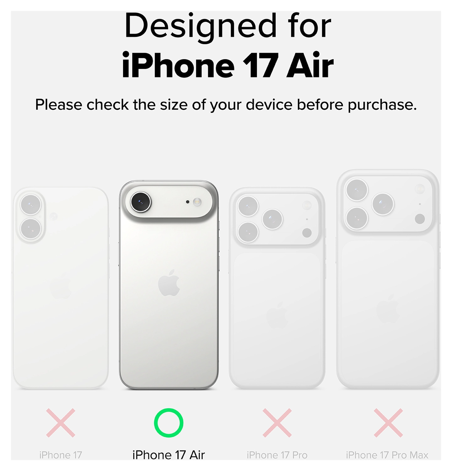 Ringke Frame Glass iPhone Air Camera Protector Tempered Glass (2-Pack) afbeelding 3