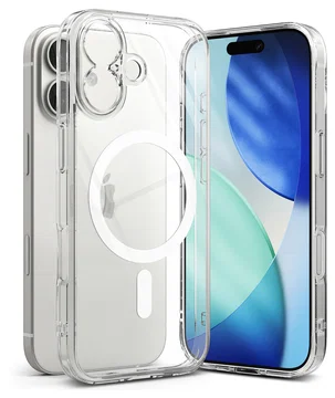 Ringke Fusion Magnetic Apple iPhone 17 Hoesje MagSafe Transparant