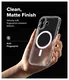 Ringke Fusion Magnetic Apple iPhone 17 Hoesje MagSafe Matte Transparant afbeelding 4