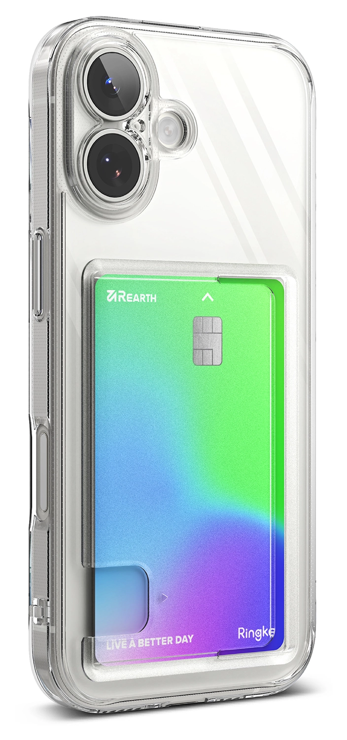 Ringke Fusion Card Apple iPhone 17 Hoesje Kaarthouder Transparant afbeelding 10