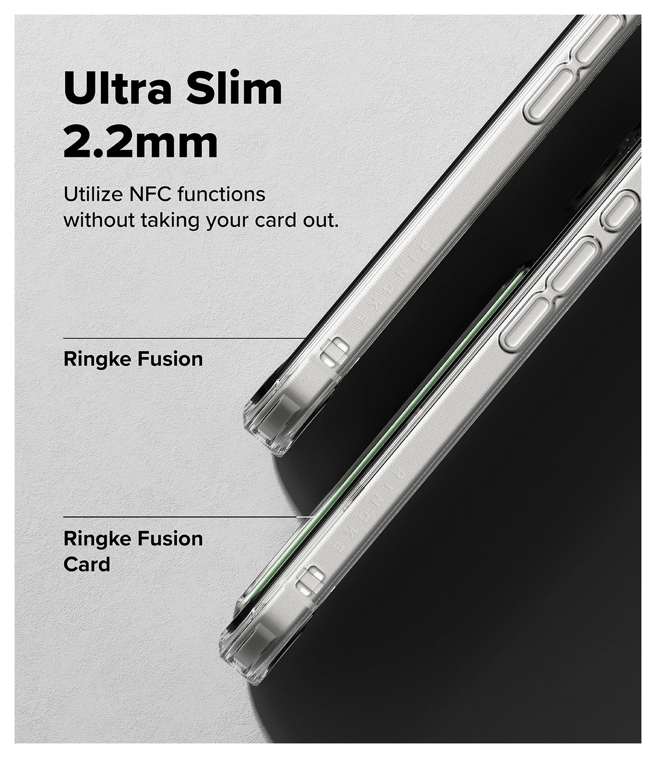 Ringke Fusion Card Apple iPhone 17 Hoesje Kaarthouder Transparant afbeelding 7