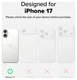 Ringke Air iPhone 17 Hoesje Flexibel TPU Back Cover Glitter Transparant afbeelding 3