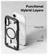 Ringke Fusion X Magnetic Apple iPhone 17 Hoesje MagSafe Zwart afbeelding 6