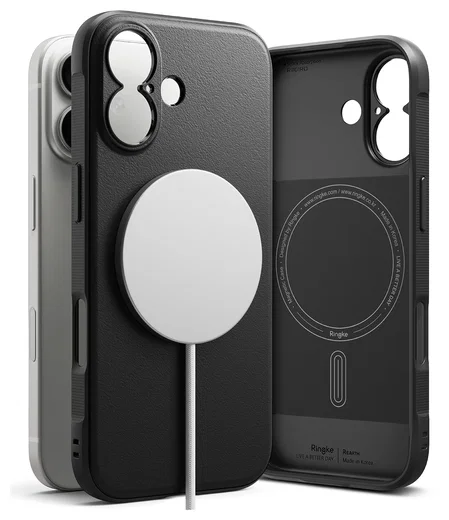 Ringke Onyx Magnetic Apple iPhone 17 Hoesje MagSafe Zwart afbeelding 1
