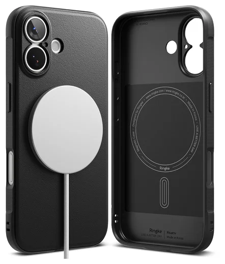 Ringke Onyx Magnetic Apple iPhone 17 Hoesje MagSafe Zwart afbeelding 2