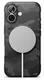 Ringke Onyx Magnetic Apple iPhone 17 Hoesje MagSafe Camo Zwart afbeelding 12