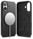 Ringke Silicone Magnetic Apple iPhone 17 Hoesje MagSafe Back Cover Zwart afbeelding 11