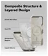 Ringke Silicone Magnetic Apple iPhone 17 Hoesje MagSafe Back Cover Beige afbeelding 7
