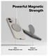 Ringke Silicone Magnetic Apple iPhone 17 Hoesje MagSafe Back Cover Beige afbeelding 8