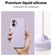 Ringke Silicone Magnetic Apple iPhone 17 Hoesje MagSafe Back Cover Paars afbeelding 4