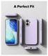 Ringke Silicone Magnetic Apple iPhone 17 Hoesje MagSafe Back Cover Paars afbeelding 9