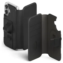 Ringke Folio Grip Wallet Magnetic Apple iPhone 17 Hoesje Zwart afbeelding