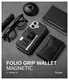 Ringke Folio Grip Wallet Magnetic Apple iPhone 17 Hoesje Zwart afbeelding 8