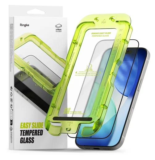 Ringke Easy Slide iPhone 17 Screen Protector met Jig 2-Pack afbeelding 1