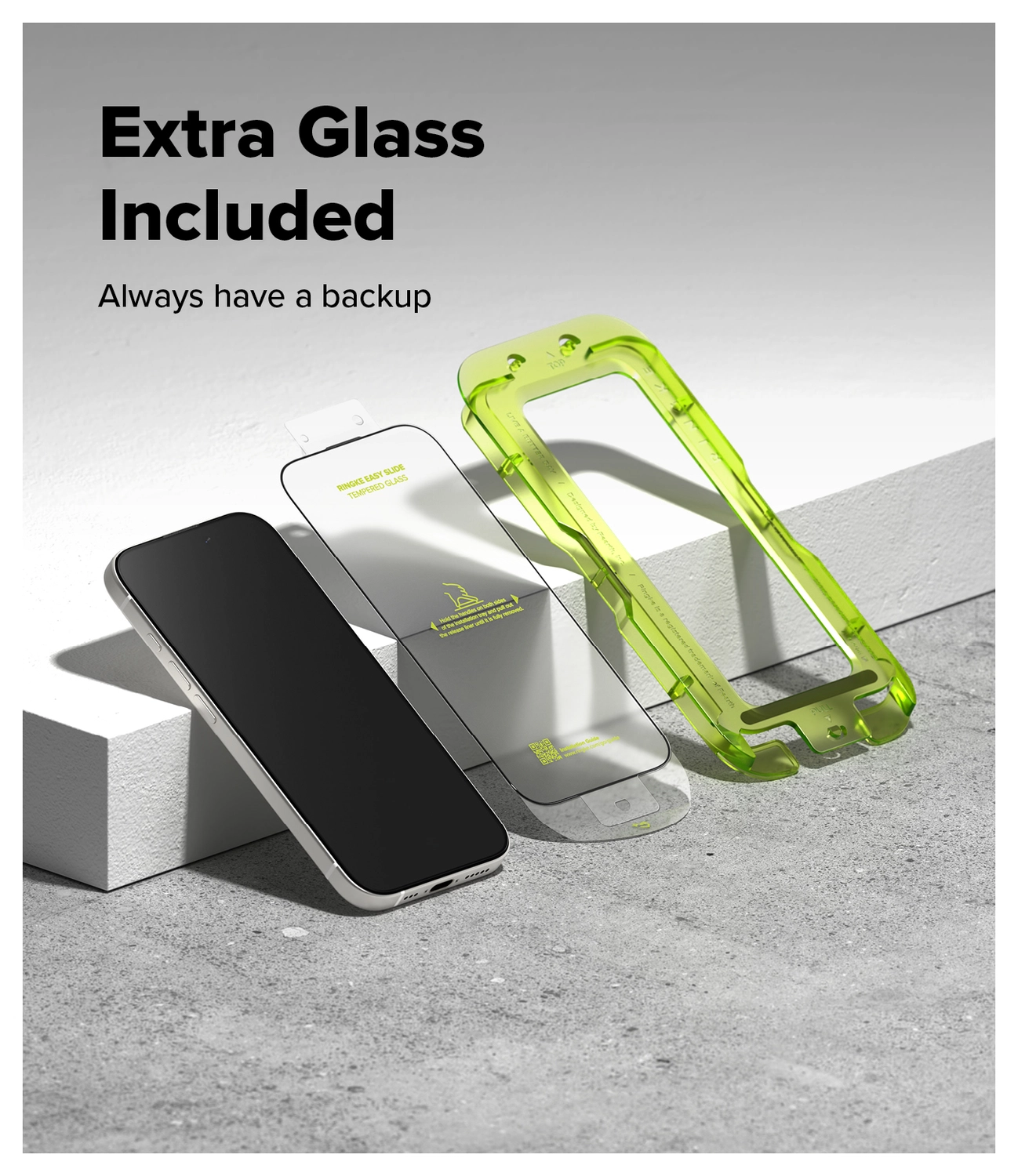 Ringke Easy Slide iPhone 17 Screen Protector met Jig 2-Pack afbeelding 7