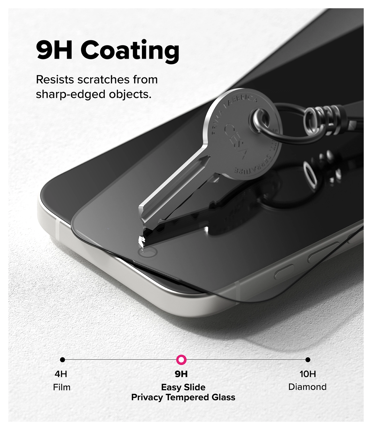 Ringke Easy Slide Privacy Glass iPhone 17 Screen Protector Jig 2-Pack afbeelding 10