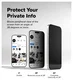 Ringke Easy Slide Privacy Glass iPhone 17 Screen Protector Jig 2-Pack afbeelding 5
