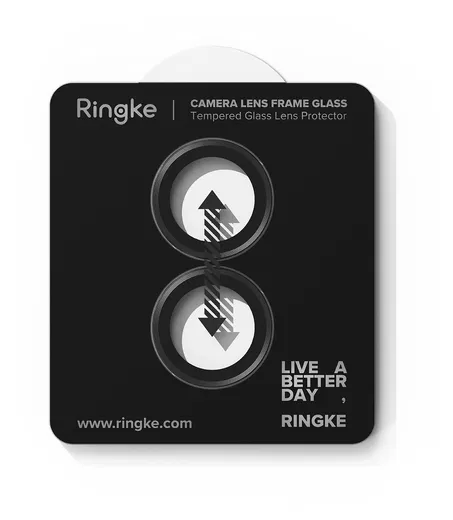 Ringke Frame Glass iPhone 17 Camera Protector Tempered Glass (2-Pack) afbeelding 12