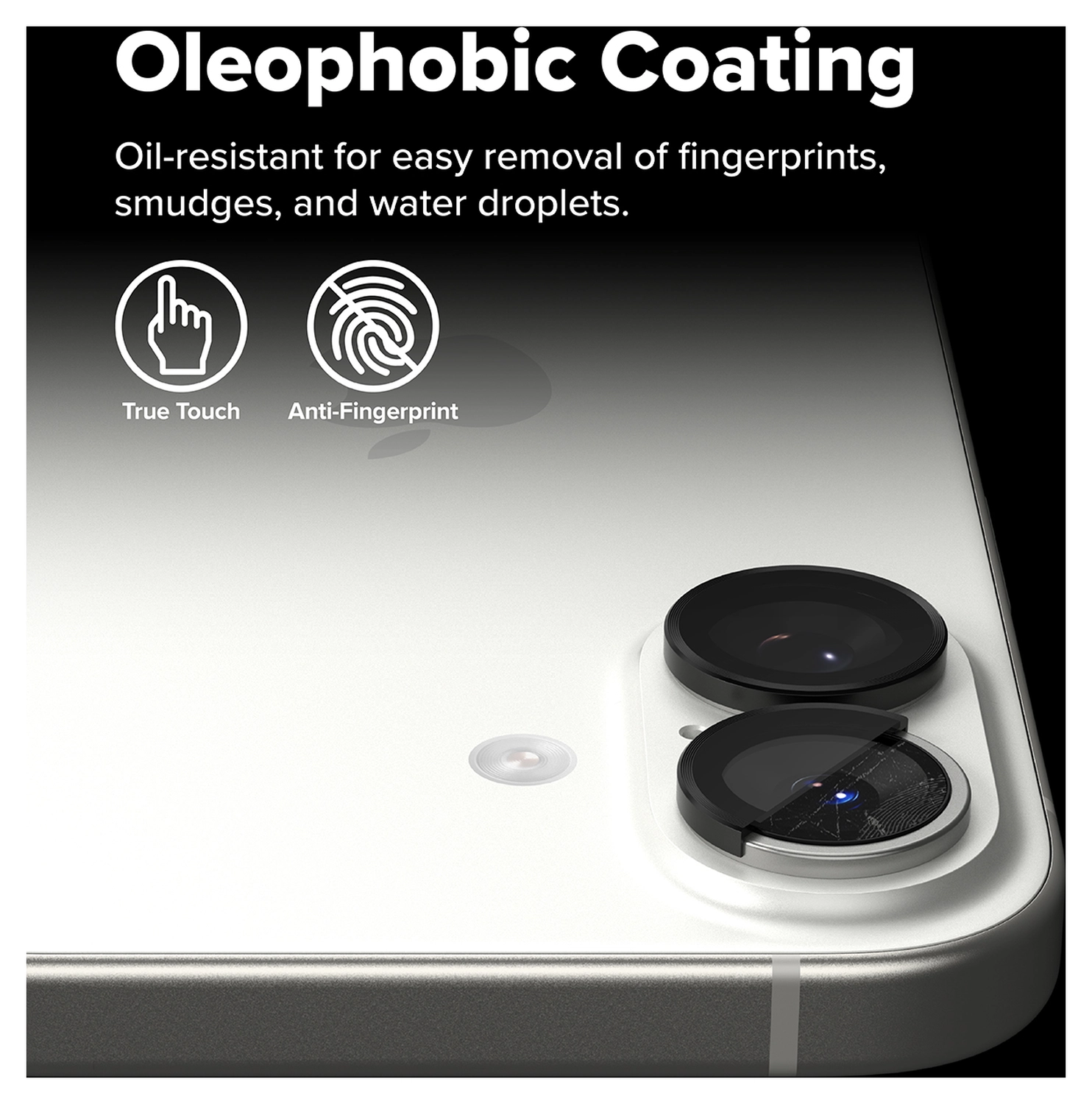 Ringke Frame Glass iPhone 17 Camera Protector Tempered Glass (2-Pack) afbeelding 8