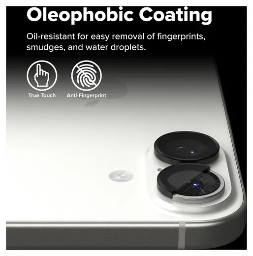 Ringke Frame Glass iPhone 17 Camera Protector Tempered Glass (2-Pack) afbeelding 8