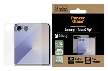 PanzerGlass Classic Fit Samsung Galaxy Z Flip 7 Screen Protector Tempered Glass