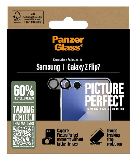 PanzerGlass PicturePerfect Samsung Galaxy Z Flip 7 Camera Protector Glas afbeelding 4
