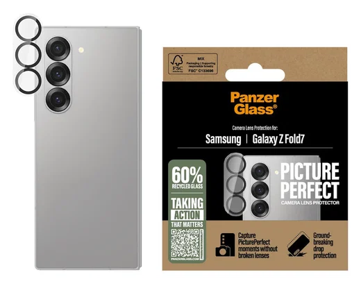 PanzerGlass PicturePerfect Samsung Galaxy Z Fold 7 Camera Protector Glas afbeelding 1