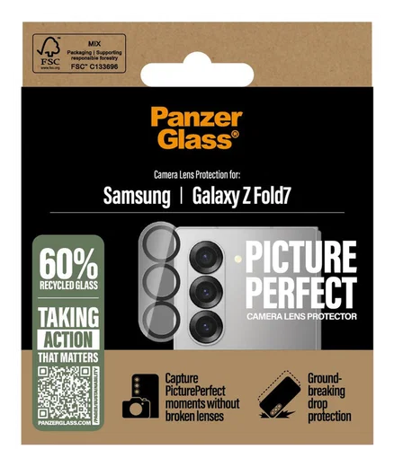 PanzerGlass PicturePerfect Samsung Galaxy Z Fold 7 Camera Protector Glas afbeelding 2