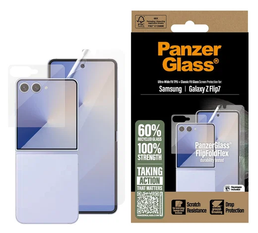 PanzerGlass Samsung Galaxy Z Flip 7 Screen Protector Case Friendly afbeelding 1