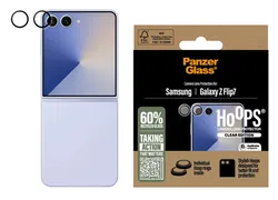 PanzerGlass Hoops Rings Samsung Galaxy Z Flip 7 Camera Lens Protector Clear afbeelding