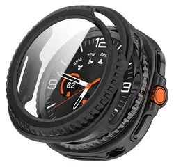 Samsung Watch 8 Classic Hoesje - Case Hard Plastic met Tempered Glass - Zwart afbeelding