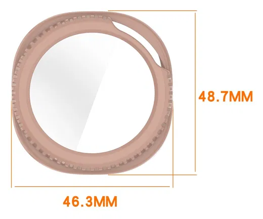 Samsung Watch 8 Classic Hoesje - Case Hard Plastic met Tempered Glass - Zwart afbeelding 7