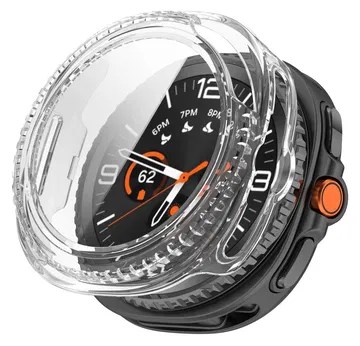 Samsung Watch 8 Classic Hoesje - Case Hard Plastic met Tempered Glass - Clear