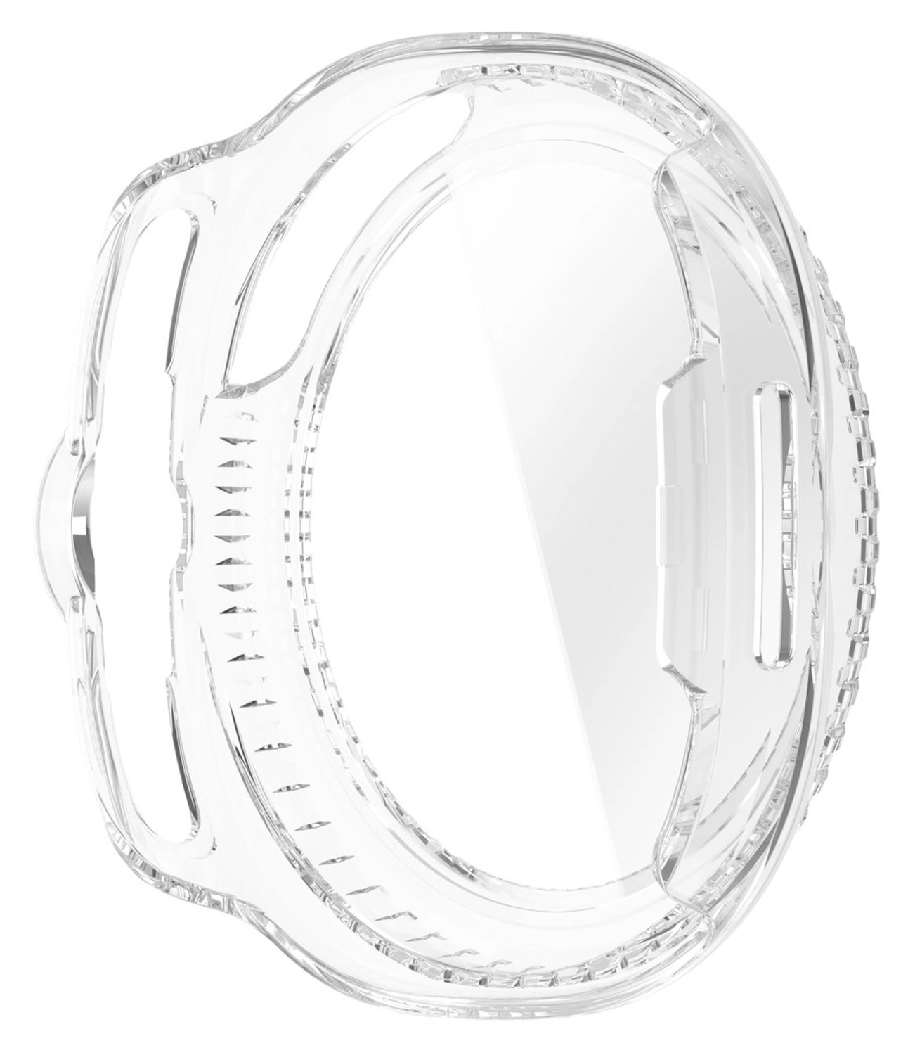 Samsung Watch 8 Classic Hoesje - Case Hard Plastic met Tempered Glass - Clear afbeelding 3