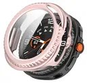 Samsung Watch 8 Classic Hoesje - Case Hard Plastic met Tempered Glass - Roze