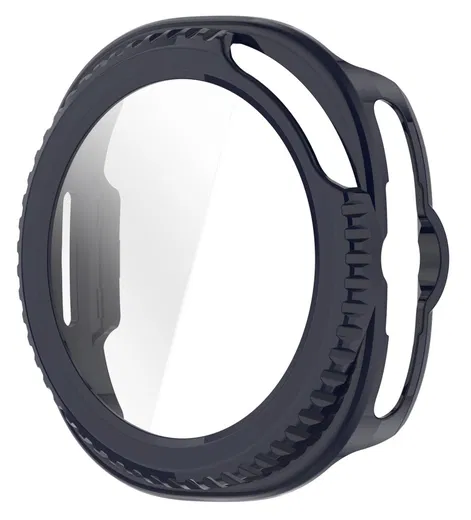 Samsung Watch 8 Classic Hoesje - Case Hard Plastic met Tempered Glass - Blauw afbeelding 2