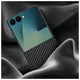 NEKIT Fiber Samsung Galaxy Z Flip 7 Hoesje MagSafe / Qi2 Back Cover Dun Zwart afbeelding 11