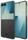 NEKIT Fiber Samsung Galaxy Z Flip 7 Hoesje MagSafe / Qi2 Back Cover Dun Zwart afbeelding 4