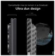 NEKIT Fiber Samsung Galaxy Z Fold 7 Hoesje MagSafe Kevlar Back Cover Dun Zwart afbeelding 5