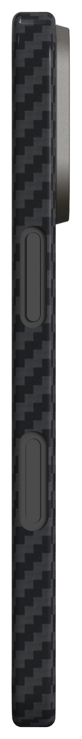 NEKIT Fiber Apple iPhone 17 Hoesje MagSafe Kevlar Back Cover Dun Zwart afbeelding 17
