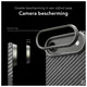 NEKIT Fiber Apple iPhone Air Hoesje MagSafe Kevlar Back Cover Dun Zwart afbeelding 4