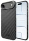 NEKIT Fiber Apple iPhone Air Hoesje MagSafe Kevlar Back Cover Dun Zwart afbeelding 2