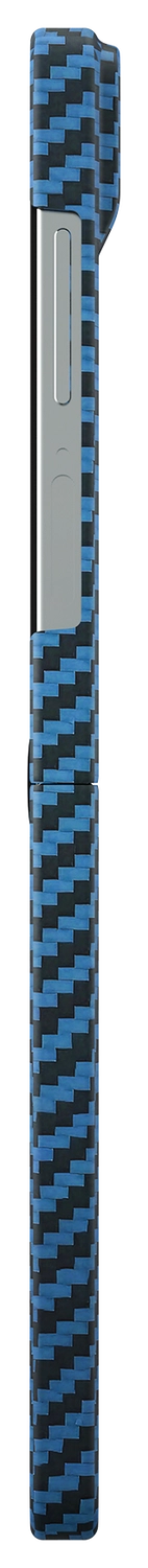 NEKIT Fiber Samsung Galaxy Z Flip 7 Hoesje MagSafe / Qi2 Kevlar Dun Blauw afbeelding 13