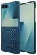 NEKIT Fiber Samsung Galaxy Z Flip 7 Hoesje MagSafe / Qi2 Kevlar Dun Blauw afbeelding 2