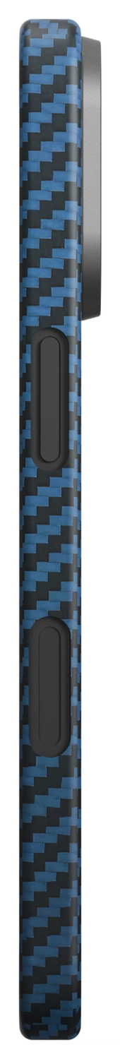 NEKIT Fiber Apple iPhone 17 Hoesje MagSafe Kevlar Back Cover Dun Blauw afbeelding 15